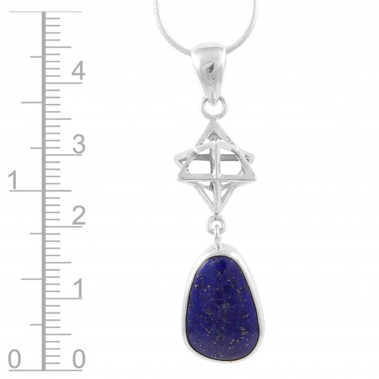 Lapis Lazuli & Merkaba Pendant