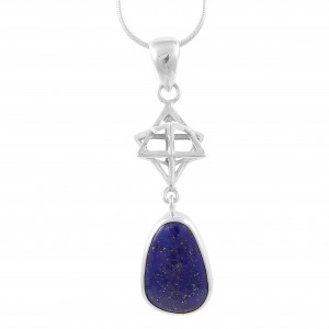 Lapis Lazuli & Merkaba Pendant