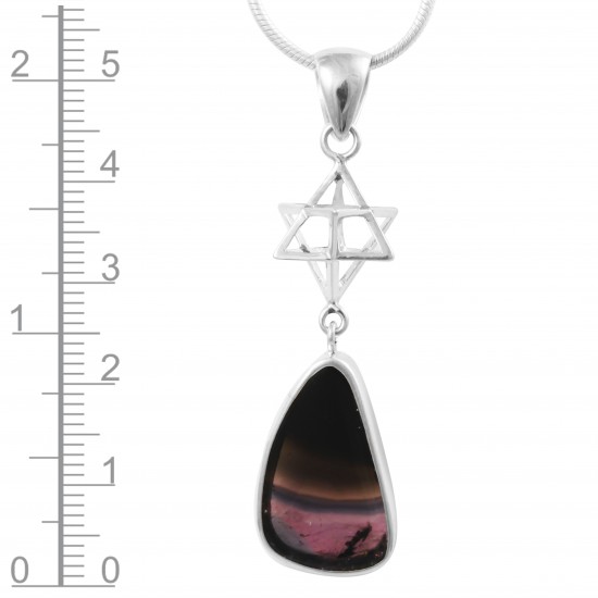 Tourmaline & Merkaba Pendant