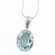 Blue Topaz Pendant