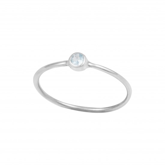 Blue Topaz Ring