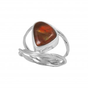 Mexican Fire Agate Ring