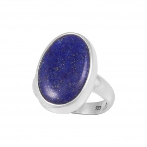 Lapis Lazuli Ring (matt finish)