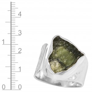 Moldavite Ring