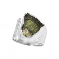 Moldavite Ring