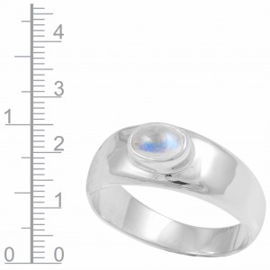 Rainbow Moonstone Ring