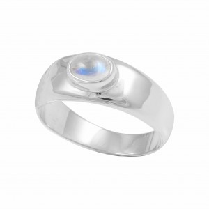 Rainbow Moonstone Ring