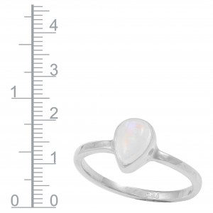 Rainbow Moonstone Ring