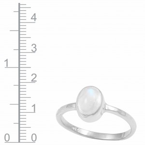 Rainbow Moonstone Ring