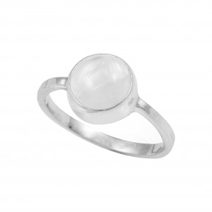 Rainbow Moonstone Ring