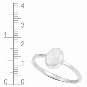 Rainbow Moonstone Ring
