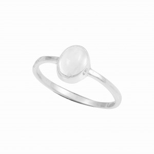 Rainbow Moonstone Ring