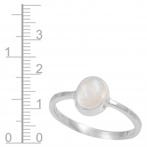 Rainbow Moonstone Ring