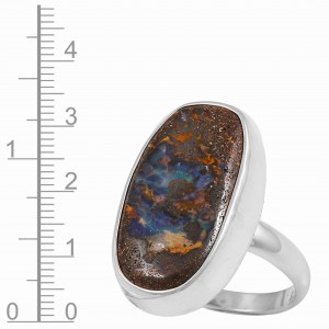 Boulder Opal Ring