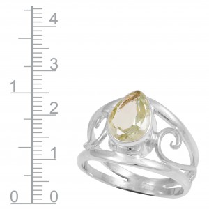 Green Amethyst Ring