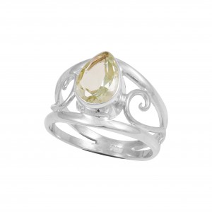 Green Amethyst Ring