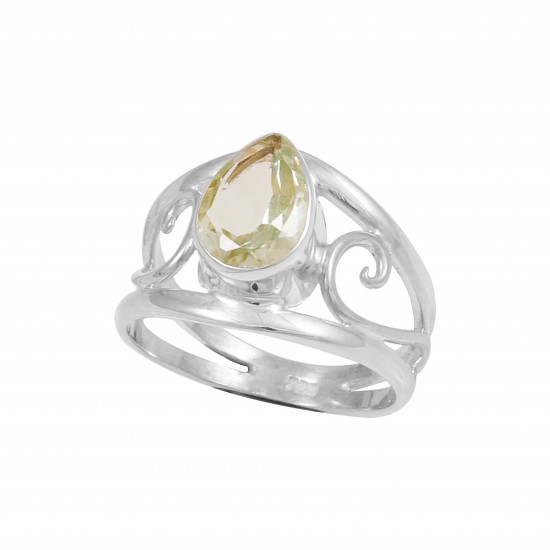 Green Amethyst Ring Green Amethyst Ring