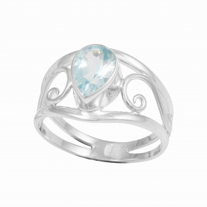 Blue Topaz Ring