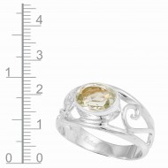 Green Amethyst Ring Green Amethyst Ring