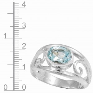 Blue Topaz Ring
