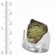 Moldavite Ring