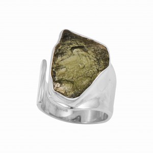 Moldavite Ring