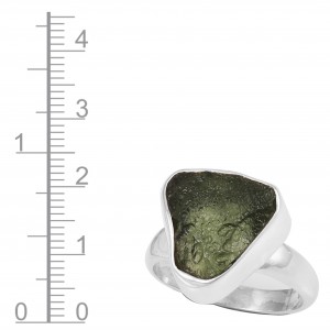 Moldavite Ring