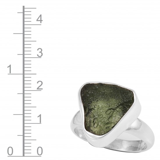 Moldavite Ring
