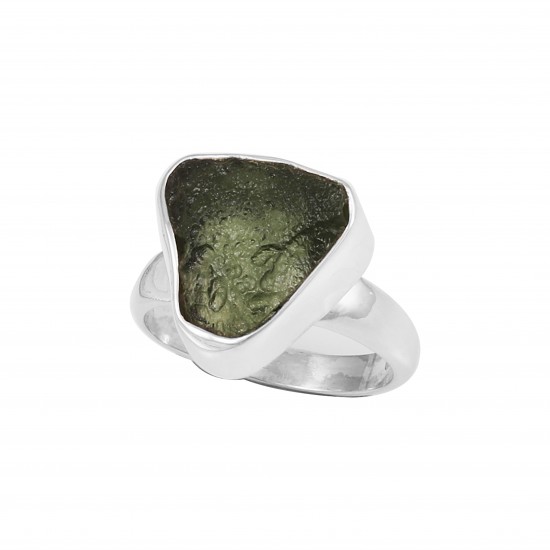 Moldavite Ring