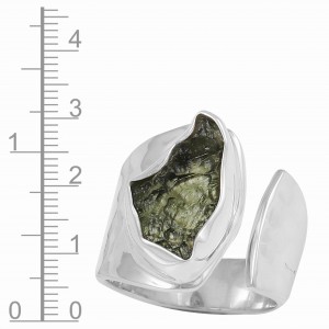 Moldavite Ring