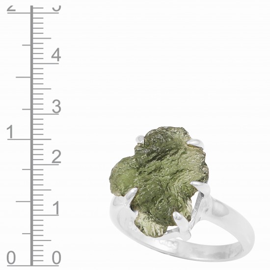 Moldavite Ring Moldavite Ring