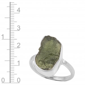 Moldavite Ring