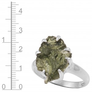 Moldavite Ring