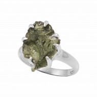 Moldavite Ring