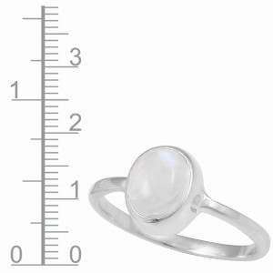 Rainbow Moonstone Ring