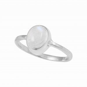 Rainbow Moonstone Ring