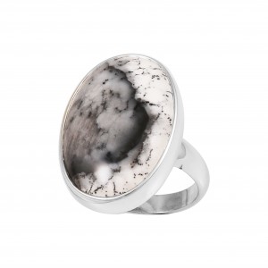 Dendritic Agate Ring