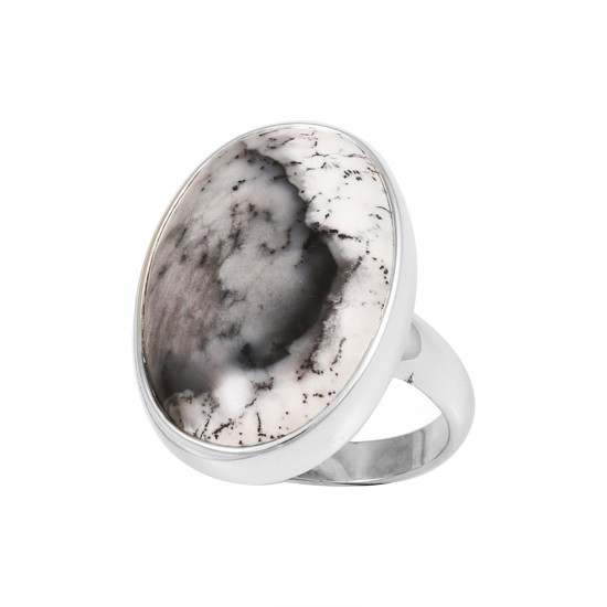 Dendritic Agate Ring