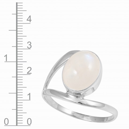 Rainbow Moonstone Ring