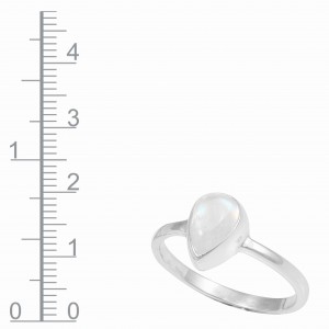 Rainbow Moonstone Ring