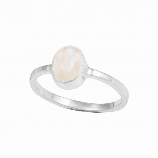 Rainbow Moonstone Ring Rainbow Moonstone Ring