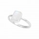 Rainbow Moonstone Ring