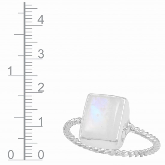 Rainbow Moonstone Ring Rainbow Moonstone Ring