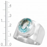 Blue Topaz Ring