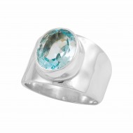Blue Topaz Ring