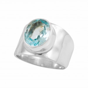 Blue Topaz Ring