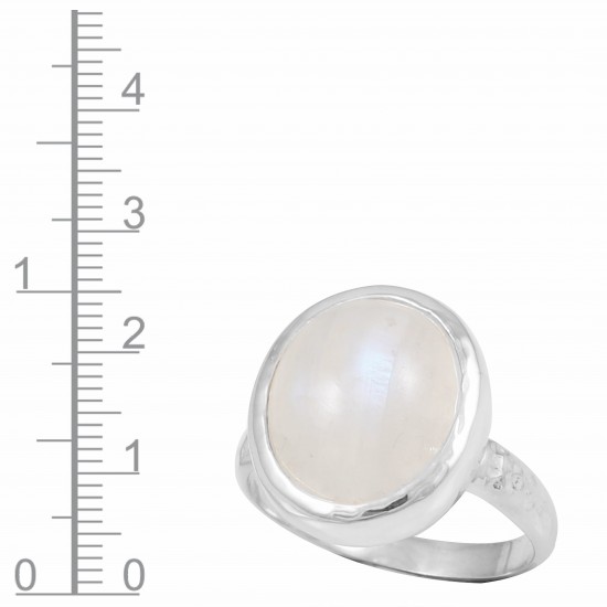 Rainbow Moonstone Ring