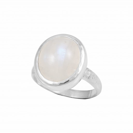 Rainbow Moonstone Ring