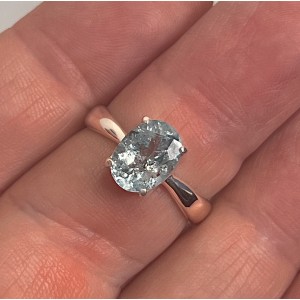 Aquamarine Ring (Faceted)