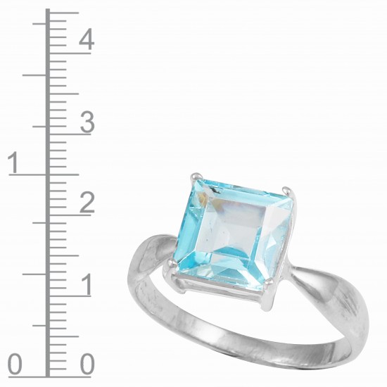 Blue Topaz Ring